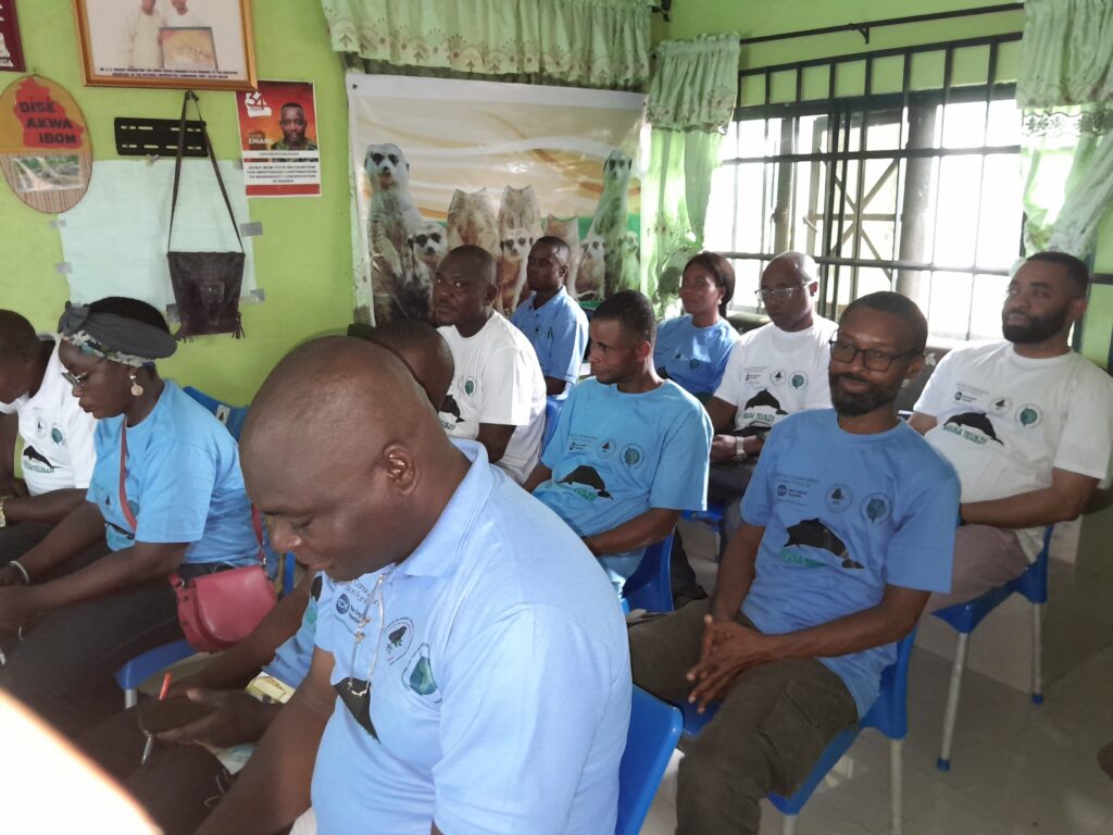 Day 2 of the inauguration and training of Atlantic humpback dolphin guardians