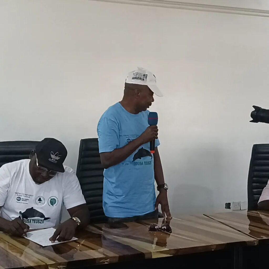 Day 4 of the Atlantic Humpback Dolphin Guardians' inauguration and training involved a crucial meeting with the representative 