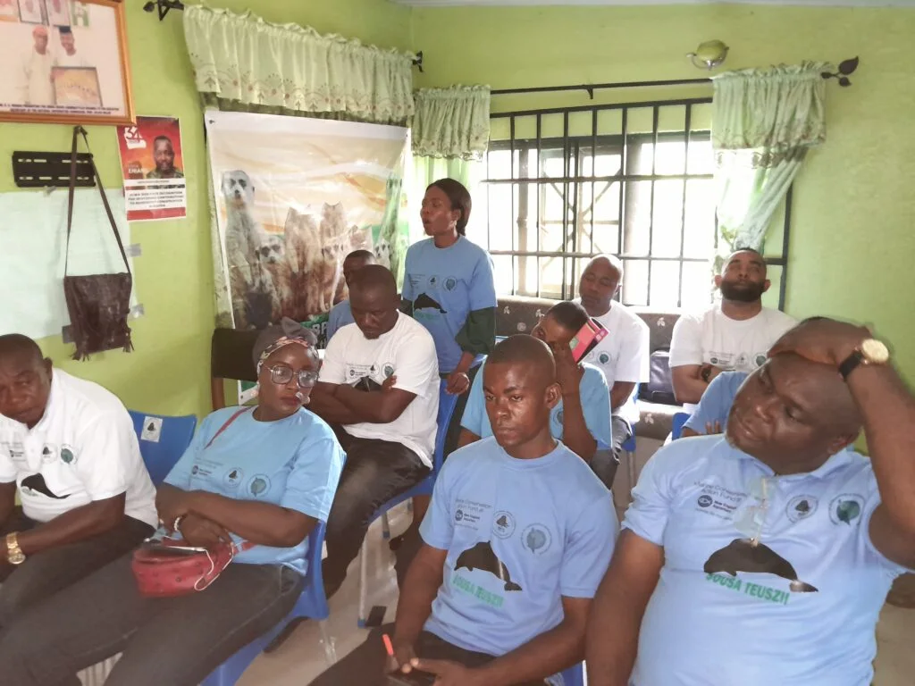 Day 2 of the inauguration and training of Atlantic humpback dolphin guardians
