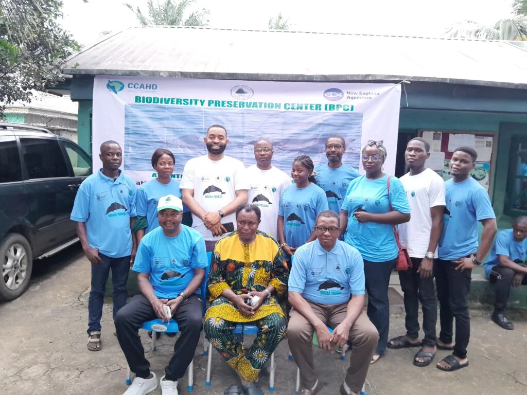 Day 2 of the inauguration and training of Atlantic humpback dolphin guardians