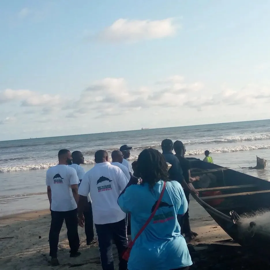 Day 4 of the Atlantic Humpback Dolphin Guardians' inauguration and training involved a crucial meeting with the representative of 