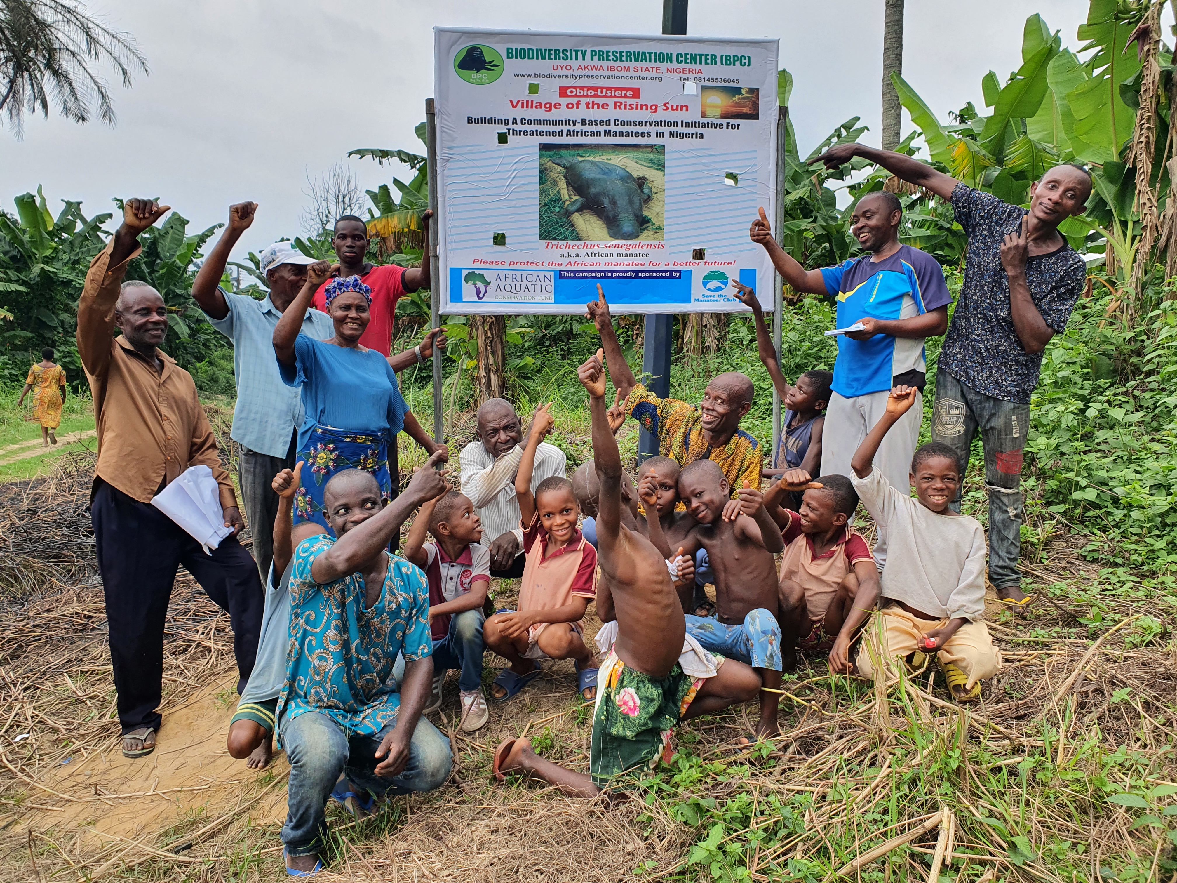 Exited Cross Section of Eniong abatim community